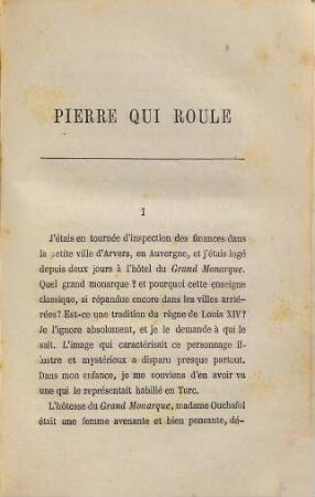 Pierre qui roule