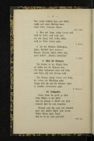 10. Tischgebet.