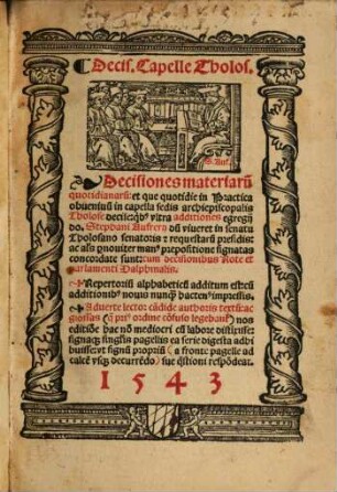 Decisiones Capellae Tholosanae