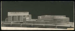 Palast der Sowjets, Moskau: Ansicht Hauptgebäude (Modell)