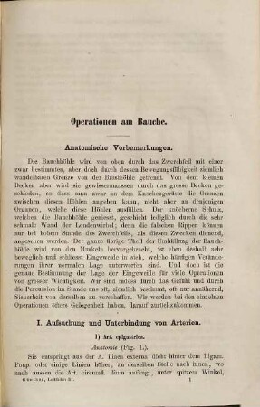 Leitfaden zu den Operationen am menschlichen Körper nebst Anweisung zur Uebung derselben am Leichname ..., 3. Th.. Operationen am Bauche, Brustkasten, Halse und Kopfe