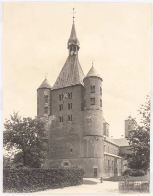 Stiftskirche, Freckenhorst: Perspektivische Ansicht von NW
