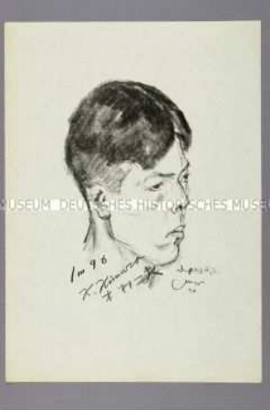 Bildnis des Leichtathleten K. Kimura