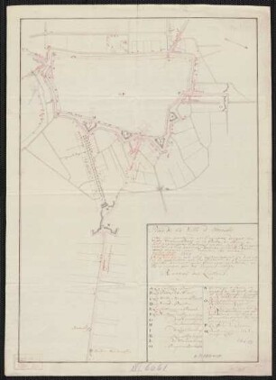 Plan de la ville d'Utrecht : avec une partie de ses environs [...]