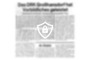 Das DRK Großhansdorf hat Vorbildliches geleistet