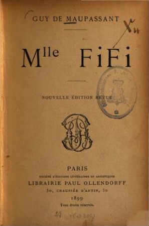 Mademoiselle Fifi