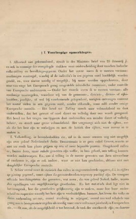 § I. Voorloopige opmerkingen