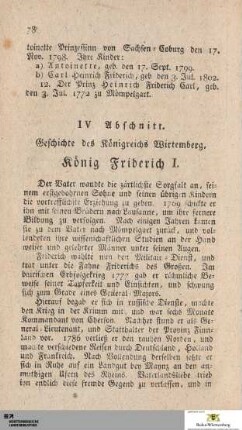 IV. Abschnitt
