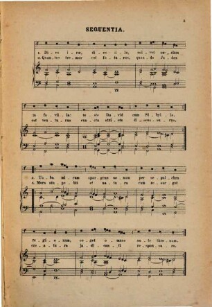Missa pro defunctis : Choral mit ausgesetzter Orgel