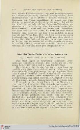 15: Ueber das Sepia-Papier und seine Verwendung
