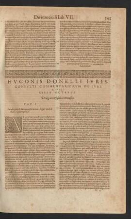 Liber Octavus. De legatis & fideicommißis
