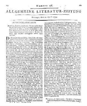 Fossi, F.: Catalogus codicum saeculo XV. impressorum qui in publica bibliotheca Magliabecchiano Florentiae adservantur. Florenz: Cambiagi 1793