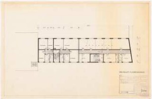 Geschäftshaus (Deutscher Lloyd), Kassel: Teil-Grundriss 2.OG 1:100