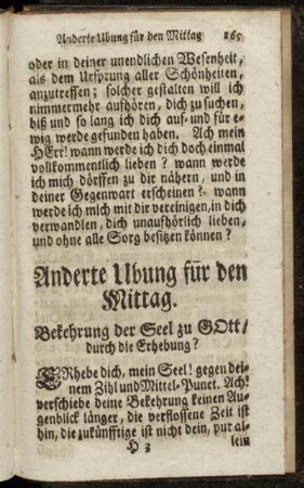 Anderte Ubung für den Mittag.