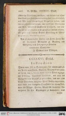 CCXXXVI. Stueck