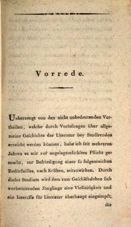 Handbuch der allgemeinen Geschichte der literärischen Cultur. 1, Geschichte er älteren und mittleren Zeit bis zum J. m. Ch. G. 1500