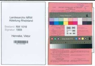 Entnazifizierung Viktor Henneke , geb. 02.06.1904 (Dentistin)