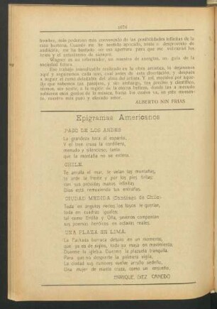 Epigramas americanos