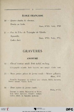 Gravures (Nr. 12-40)