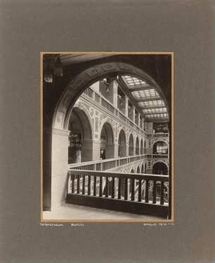 Warenhaus Wertheim, Leipziger Straße, Berlin 4. Bauabschnitt: Lichthof