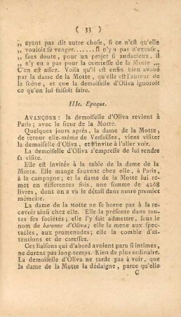III. Epoque