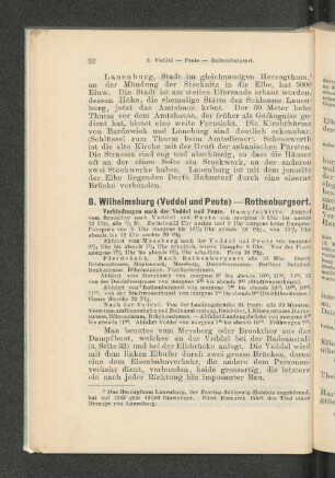 8. Wilhelmsburg (Veddel und Peute) . Rothenburgsort.