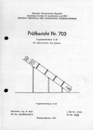 Trogkettenförderer S 20