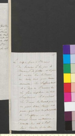 Brief von Fumel-Monségur, Philibert Marquis de an Goethe, Johann Wolfgang von