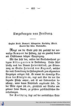 V. Umgebung von Freiburg