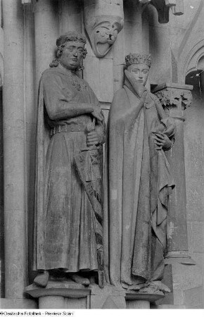 Stifterfiguren Ekkehard und Uta im Naumburger Dom St. Peter und Paul