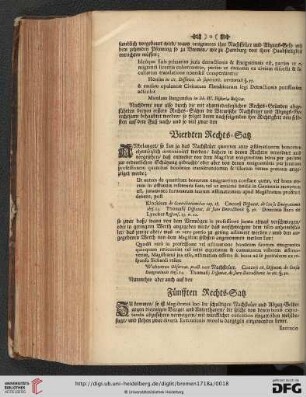 Fünfften Rechts-Satz