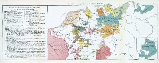 Die Besitzveränderung 1648, dazu die grösseren Territorien