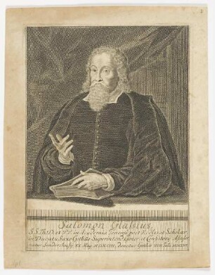 Bildnis des Salomon Glassius