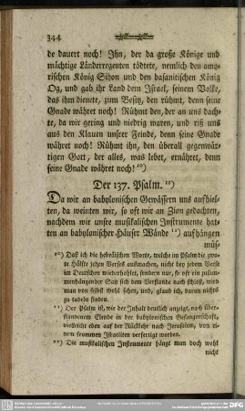 Der 137. Psalm