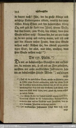 Der 137. Psalm