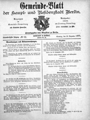 1895,52: No. 52, 29. Dezember 1895