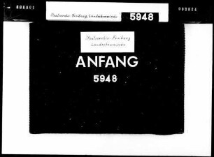 Prüfung der Amtsregistratur in Säckingen