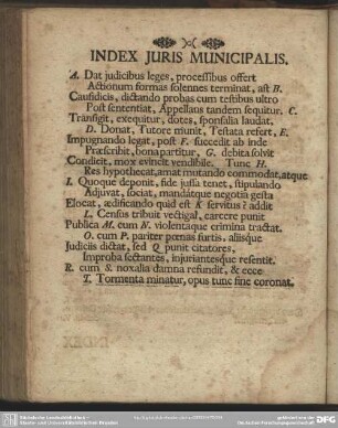 Index Juris Municipalis