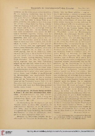 [Rezension von: Carl Josephson, Die Kirche Mariae zur Höhe in Soest i. W. und ihre mittelalterlichen Malereien]