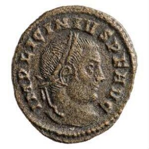 Münze, Follis, 313 - 314 n. Chr.