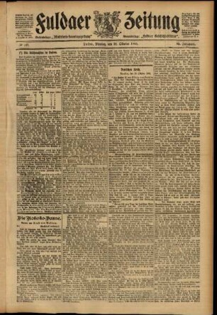 Ausgabe vom Montag, den 30. Oktober 1905.