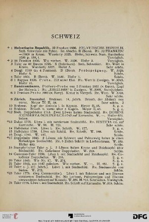 Schweiz (Nr. 1-251)