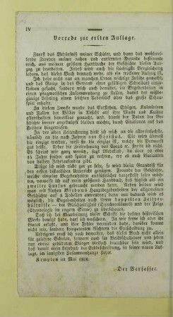 Vorrede zur ersten Auflage