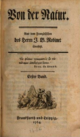 Von der Natur, 1