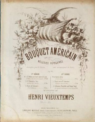 Bouquet américain : mélodies populaires arrangées pour le violon ; op. 33. 1, O Willie, we have missed you