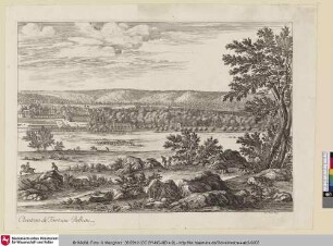 [Veüe et perspective du] Chasteau de Fontaine Belleau
