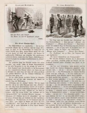 "Traum und Wirklichkeit" "Die blaue Sammethose"