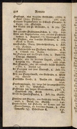 440-451, Romane