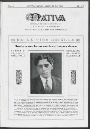 10.1933=Nr. 112: Nativa, 10.1933=Nr. 112