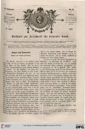 Heft 27 (12. April 1877)